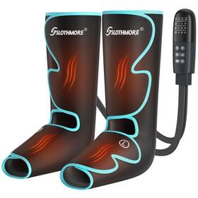 Slothmore 605646787751 Leg Massager With Air Compression And Heat Calf Foot For Circulatio