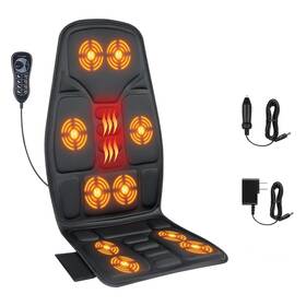 Hy-6009 Slothmore Back Massage Chair Pad Massager With Heat For Pain Relief Massag