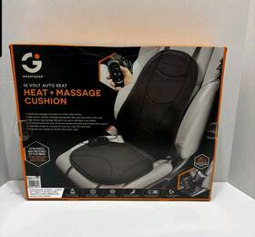 Smartgear 030698068464 New 12volt Auto Seat Heat Massage Cushion Fits Any Bucket Style