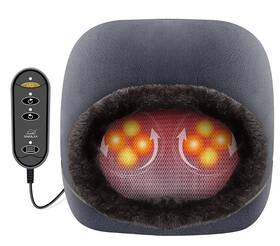 522sn Snailax 2-in-1 Heated Shiatsu Foot And Back Massager 3 Heat Intensity Levels