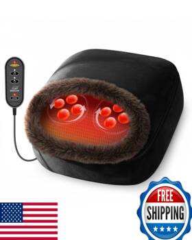 B07sg4vbty Snailax 2-in-1 Shiatsu Foot And Back Massager With Heat - Kneading Warmer