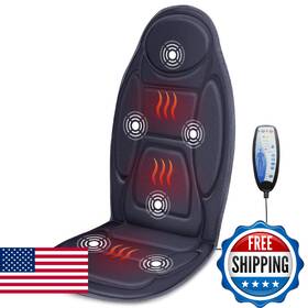 B0f9wvj983 Snailax Back Massager With Heat Vibration Massage Seat Cushion 6 Vibrating