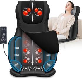 Sl-236-a Snailax Shiatsu Back Massager With Heat 3d Kneading Massage Chair Pad