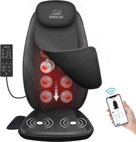 Sl-256b Snailax Back Massager With Soothing Heat Gifts For Men Women Electric Deep