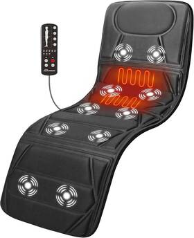 Sl-391s Snailax Massage Mat With Heat For Bed Chair 10 Motors Full Body Massager