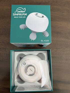 Sl-4329 Snailax Electric Scalp Head Massager Waterproof With 8 Massage Heads