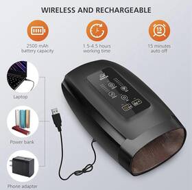 Sl-488 Snailax Hand Massager For Arthritis And Carpal Tunnel Cordless With Heat
