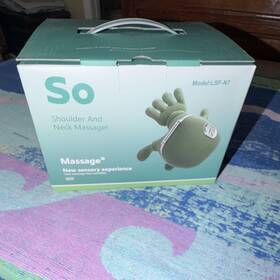 Lsf-n7 So Shoulder And Neck Massager Green Handheld Portable Ce Rohs