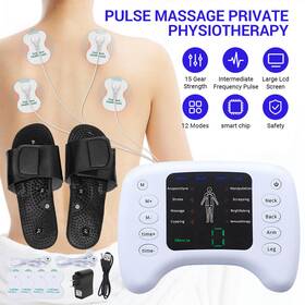 Sofia 370801304172 Tens Unit Muscle Stimulator Machine Pulse Massager Therapy Pain Relief Device