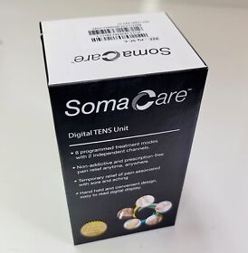 Soma Care Digital Tens Unit Hand Held 2 Channels 8 Programmed Treatment Modes