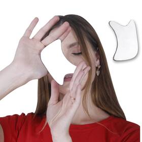 G765 Soulvinee Ss/g765 1pcs Gua Sha Stainless Steel Guasha Board For Facial Skincare Scrapi