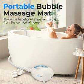 Azphspamt22 Sound Around -- Dropship Serenelife Portable Spa Bubble Bath Massager Thermal Waterproof Non-slip Mat