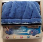 Spa Massage New Foot Massager Vibration Comfort Fabric Blue Nib Gift Idea 015191916290