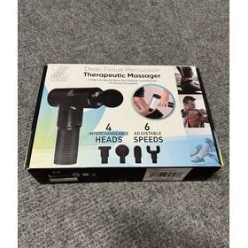 Ztm3000 Spa Tech Deep-tissue Percussion Massage Gun Cordless 4 Heads Full Body