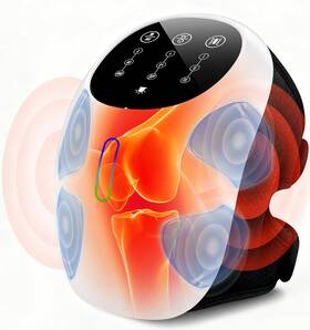 10150823 Spatoes Cordless 360 Knee Massager 1-second Heat And Red Light Therapy For Joint Pain Rel