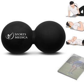 Sports Medica 060592480203 Peanut Massage Ball Double Lacrosse Therapy Trigger Point Deep Tissue Exercise