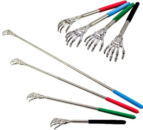 Stainless Steel Telescoping Back Scratcher For Both Human And Pets 4 Pack Portable