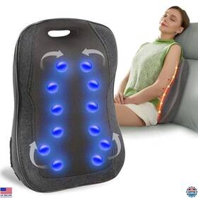 B08d9ft953 Stanley 14 Inch X19 Shiatsu Back Massager With Heat Portable Chair Pad For Pain Relief