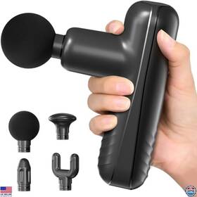 B0cxm9d5fq Stanley Mini Massage Gun - Handheld Deep Tissue Massager For Pain Relief 4 Heads