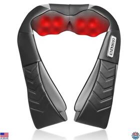 B0dz26b1yw Stanley Electric Shiatsu Neck And Back Massager With Heat Deep Tissue Pain Relief
