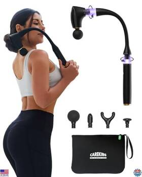 B0f9xycy19 Stanley 2-in-1 Detachable Massage Gun With Extension Handle For Deep Tissue Pain Relief