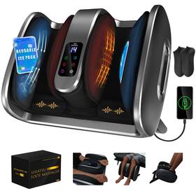 Sumell 768872076508 Foot Massager With Heat And Ice Therapy-fsa Hsa Eligible-shiatsu