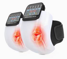 Kn001 Supband 2pk Knee Massager 4 In 1 With Heat Vibration Red Light And 3d Massage Cordles