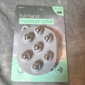 Sfmg-2002-gr Swiftfit Hand Massager Gray 7 Massage Heads Handheld 360 Rotation