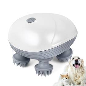 Tcraych 751031215443 Head Scalp Massager Handheld Cordless Pet For Dog And Cat Portable