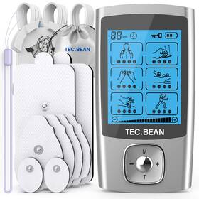 Hpts0079 Tec.bean 24 Modes Tens Unit Muscle Stimulator Rechargeable Machine With 8 Electr