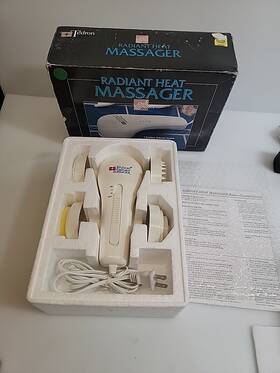 Cs-yh110 Tedron Radiant Heat Massager Facial Scalp Body Muscle Open Box Still In Plastic