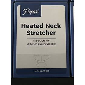 Telepepe Tp-685 Heated Neck Stretcher Model 2500mah Battery 1 Hour Auto-off New