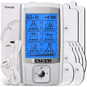 Sm9126n Tenker Tens Unit Ems Muscle Stimulator 24 Modes Machine For Pain Relief