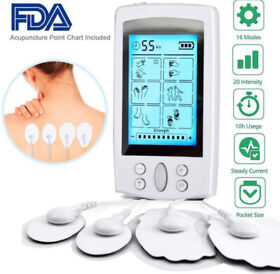 9185 Tens Unit Machine Muscle Stimulator Electric Pulse Massager Pain Relief Therapy