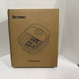 Ten-08 Tenswa Collapsible Foot Spa Bath Massager Heat Bubbles Model