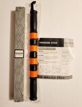 The Miracle Stick 753807395151 Muscle Massage Roller 18 Inch Trigger Point Therapy Fitness Relief