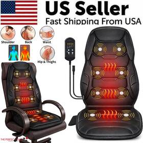 The Perfect Part 602835163297 Massage Seat Cushion With Heated Back Neck Body Massager Chair For Home Office