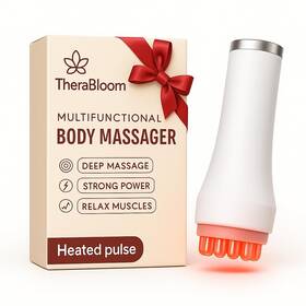Therabloom 199284138223 Soothingpulse Massager Deep Tissue Vibration With Heat And Infrared Light The