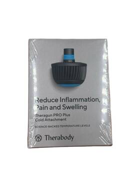 Therabody 840295402413 - Theragun Pro Plus Cold Attachment Black Reduce Pain New