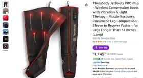 Therabody 840295405582 New In Box Performance Jetboots Pro Plus Recovery Leg Compression Long