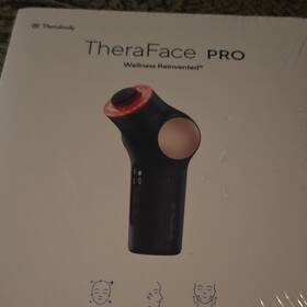 Therabody Tf02224-01 Theraface Pro Black Face Massager With Percussion Led 3 Speeds
