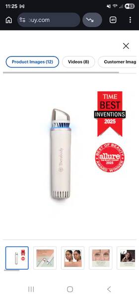 Tf0004132-5b20 Theraface Depuffing Wand - Cold And Heat Skincare Treatment To Depuff Glow