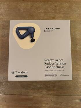 Theragun 840295403144 Therabody Relief Wellness App Enabled Portable Massager Unused