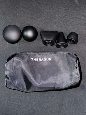 3pro Theragun G2/3pro 5 Therabody Cone Attachments - Black Ball Dampener Wedge Thumb