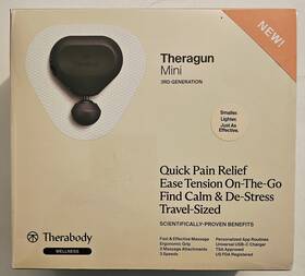 Tg00041281a10 Theragun Therabody Mini 3rd Generation Portable Travel Size Massager Black