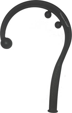 Therapists Choice 445020114192 Travel Size Pressure Point Hook Cane Back And Neck Massager