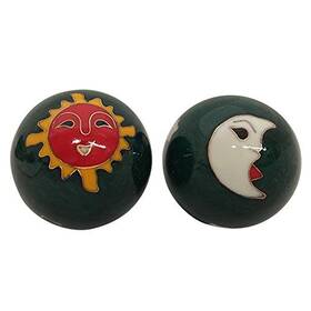 Bal1002green-moon Thy Arts Baoding Balls Chinese Health Massage Exercise Stress - Green Moon