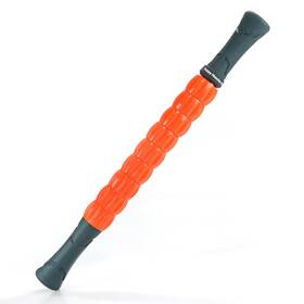 7025710 Tiger Tail The Spinnie Roller 17in Handheld Portable Massage Orange