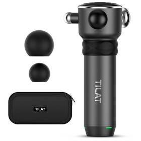 6905210fc5bcfe13308c427a Tilat Vibrating Muscle Massage Gun Handheld Quick Massager Deep Tissue Cordless