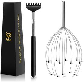 Tipkon 445001223295 Head Massager 20 Fingers Scalp Scratcher Back Massage